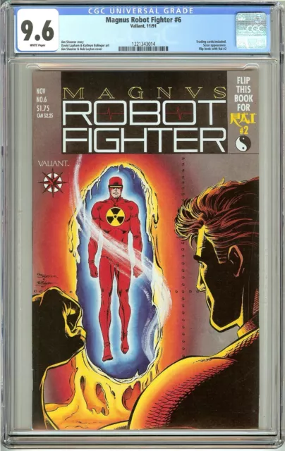 Magnus Robot Fighter #6 1991 CGC 9.6 White Pages 1221343014