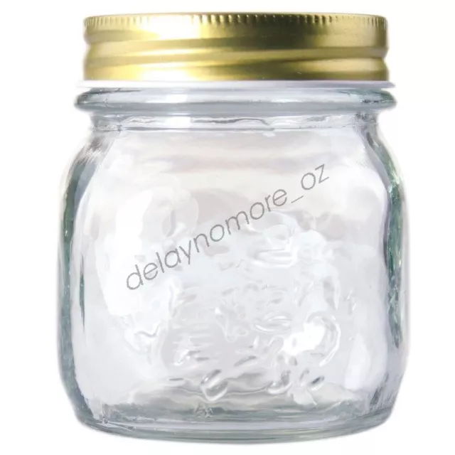 12 x Glass Jam Jar with Top lid 300ml Storage mini wedding party Food Jars VIC 3