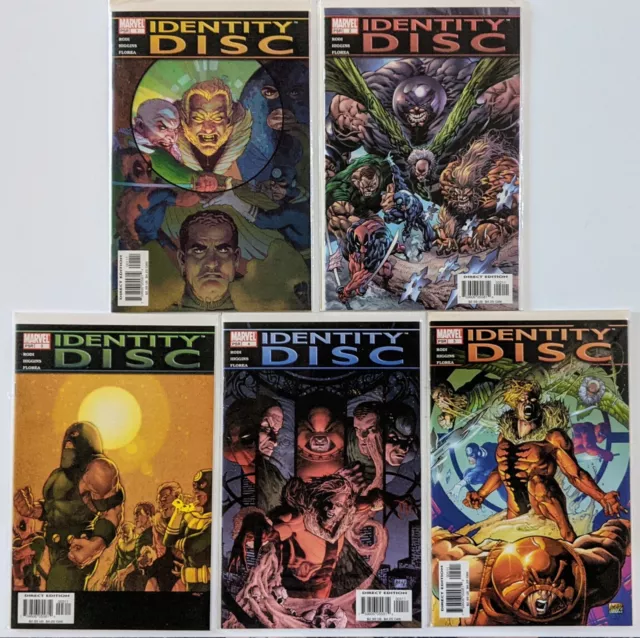 IDENTITY DISC Complete Comic Mini Series 1 2 3 4 5 Marvel 2004