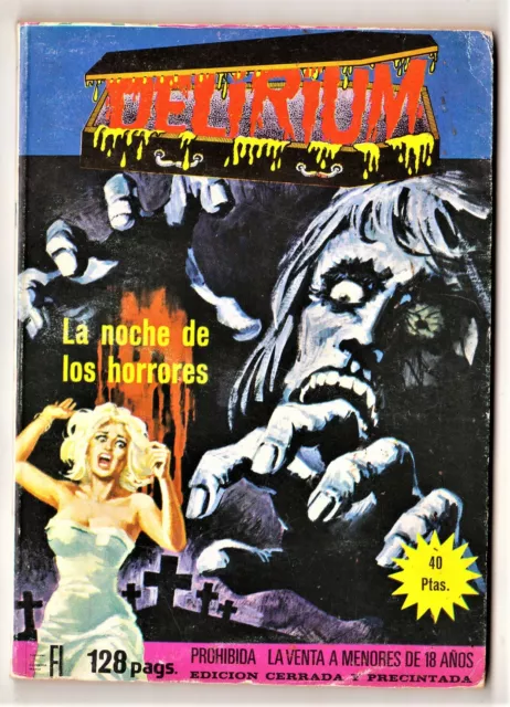 DELIRIUM nº:  7 (de colección completa de 46 sex-terror) ELVIBERIA, 1976-79