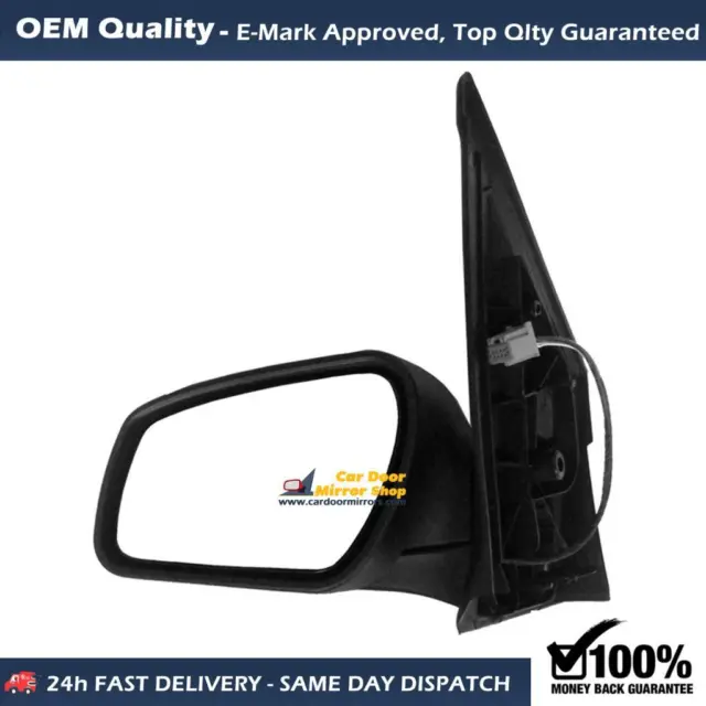 Complete Mirror Fits Ford Fusion 2007-2010 Left Side Electric Heated Primed