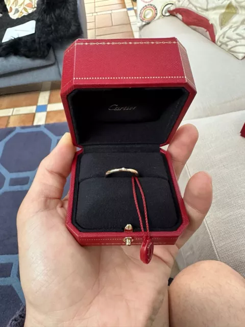 CARTIER GOLD RING 750 56 CRD 083750 285.00 PicClick UK