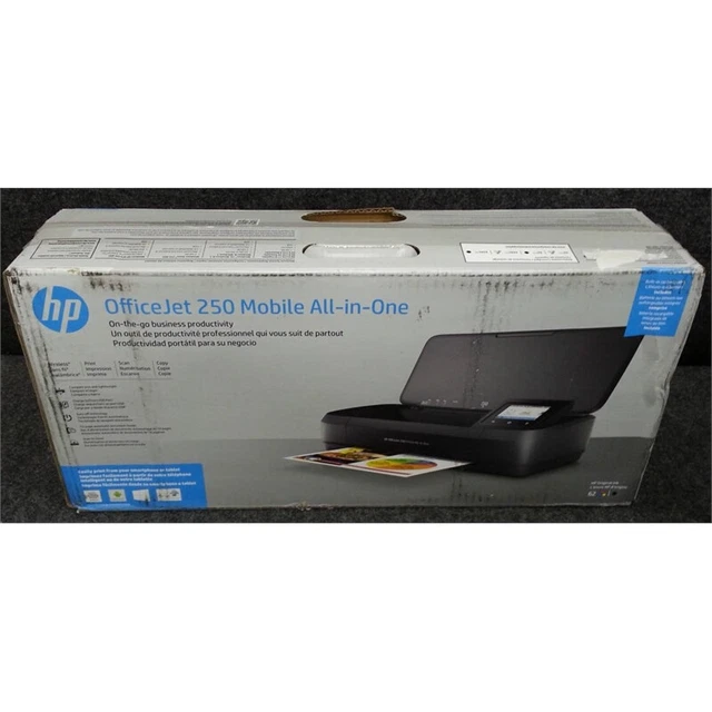 HP OFFICEJET 250 Mobile AllInOne Color Inkjet Printer, Scan & Copy