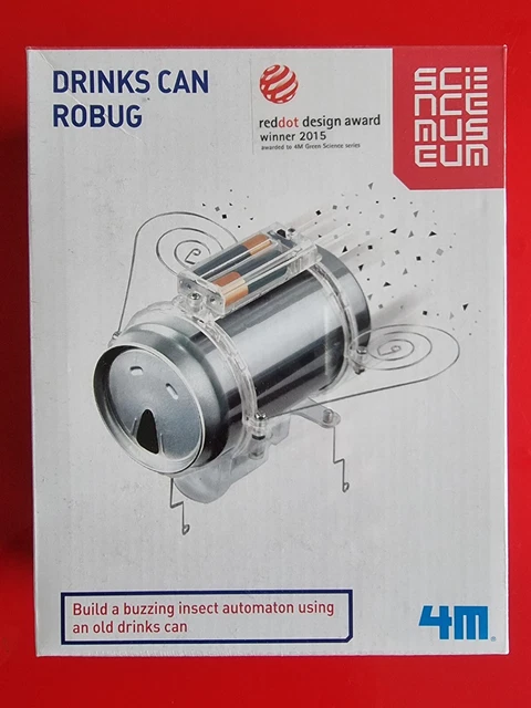 Science Museum Drinks Can Robug – Kit Robotico Per Bambini, Ricicla Una Lattina E Crea Un Insetto