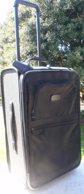 Tumi BALLISTIC NYLON BLACK 22" 14" 11" Telescoping Wheeled Roll Carry-on