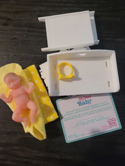 ZURU MY MINI Baby 1 Adorable Soft Baby and accessories Dollhouse Size  Miniature $31.00 - PicClick AU