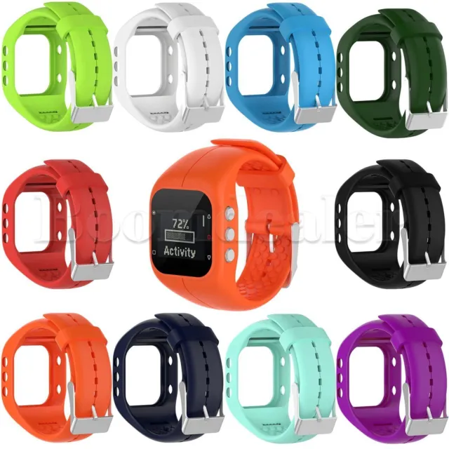Silicone Watchband Wrist Strap Bracelet Replacement for Polar A300 Sport Tracker