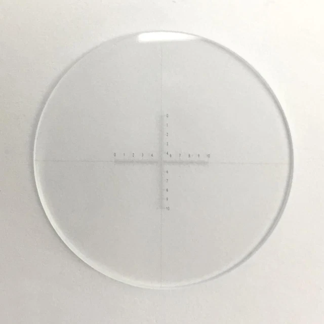 Eyepiece Micrometer Cross Ruler Scale For Olympus Nikon Leica Zeiss Microscope
