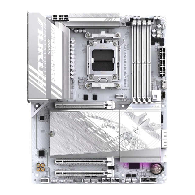 GIGABYTE B850 AORUS ELITE WIFI7 ICE AM5 DDR5 ATX Motherboard - Opened ...