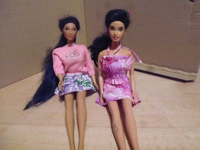 BARBIE PUPPEN 1966 Mattel Pocahontas dunkelhaarig alte Barbie Puppen
