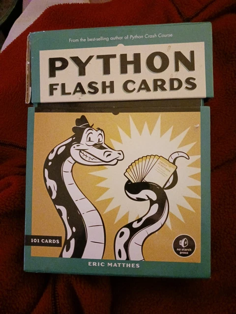 PYTHON FLASH CARDS : Syntax, Concepts, and Examples by Eric Matthes ...
