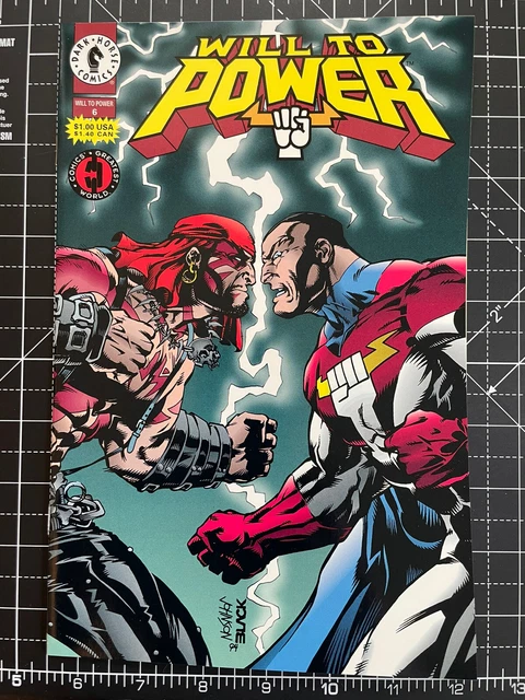 💥👊🏻 WILL TO POWER #6 Dark Horse Comic's Greatest World 1994 High Grade 👊🏻💥