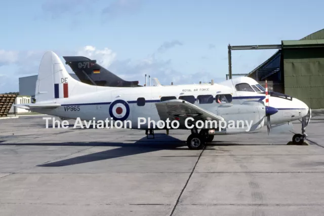 RAF 207 Squadron De Havilland Devon C.2 VP965 at Lossiemouth (1983) Photograph