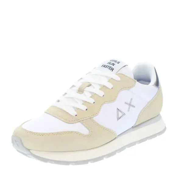 Sun 68 Ally Gold Silver Bianco - Donna Scarpe Sneakers Sporty Chic