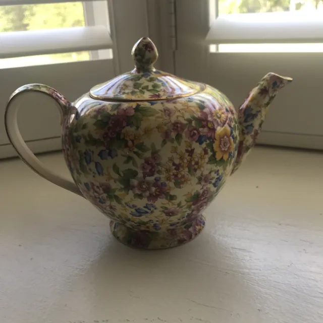Royal Winton Grimwades Teapot In Cheadle Pattern