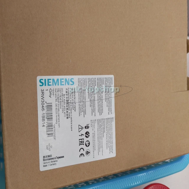 NEW Siemens soft starter 3RW3046-1BB14 45KW Fast Ship CSTOCK