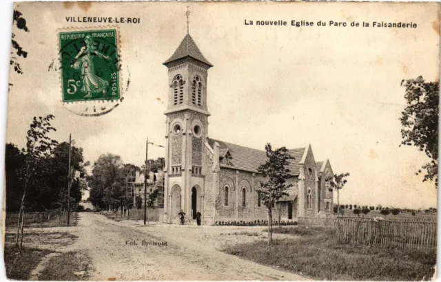 CPA AK Villeneuve le Roi La nouvelle Eglise du Parc FRANCE (1283336)