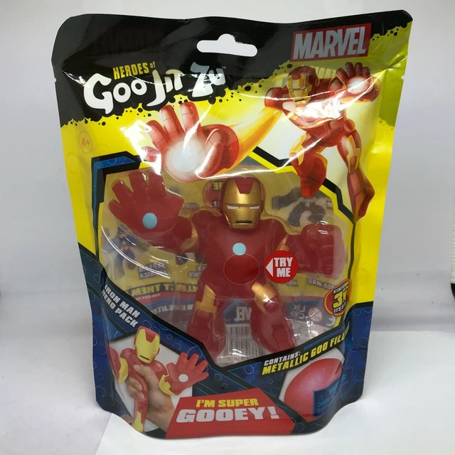 Goo Jit Zu - Mini Heroe Iron Man 6 Cm Marvel | Cuotas sin interés