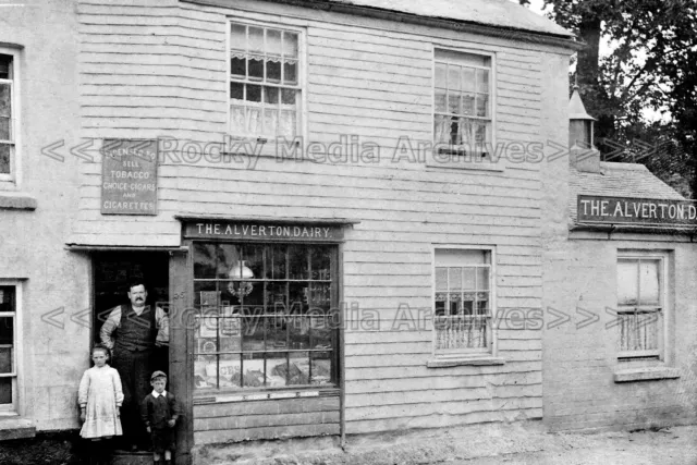 Zff-65 Shop Front, Alverton Dairy, Nottinghamshire C1905. Photo