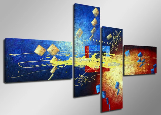 Cadre 180 X 3,5 X 80 Cm Toile Abstrait à Prix Carrefour