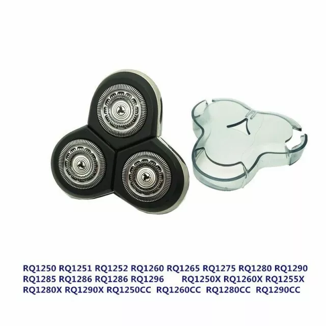 RQ12 Replacement Shaver Heads Philips RQ1250 RQ1260 RQ1275 RQ1280 RQ1290 RQ1250C