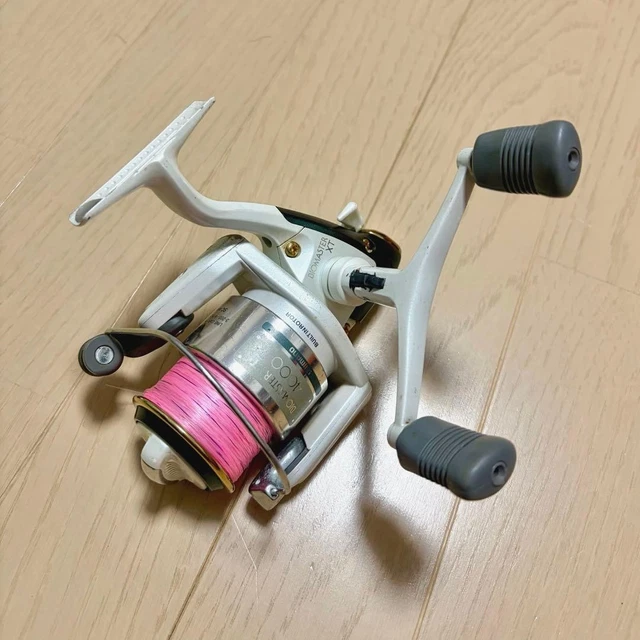 SHIMANO BIOMASTER XT 4000 Spinning Reel White Green Used Fishing