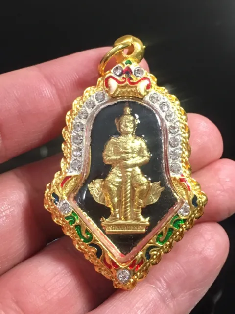 Gorgeous Thao-Vessuwan Thep Giant Deva Deity thai Amulet Protection Vol. 8.2