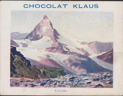 RARE 1900-1910 CHROMO PHOTO CHOCOLAT KLAUS SERIE DOUBS ET JURA 