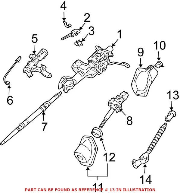 GENUINE OEM STEERING Shaft Universal Joint for Toyota 4521935160 £48.46