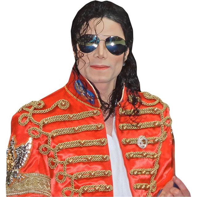 Découpage Carton Michael Jackson Red Jacket Mi-corps - Celebrity Cutouts Neuf Emballé - Allemagne
