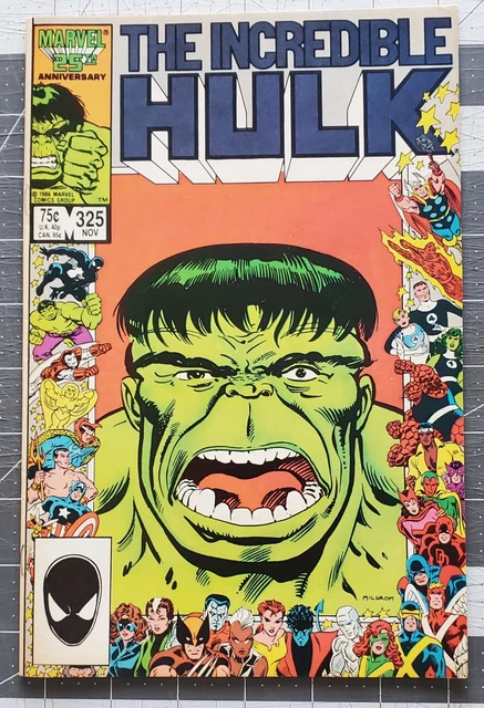 Incredible Hulk #325 (Marvel, 1986) 25th Anniversary 1st Rick Jones as Hulk VF+
