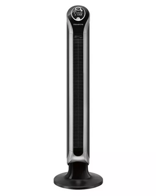 rowenta ventilateur colonne 100cm 40w 3 vitesses noir vu6670f0 eole