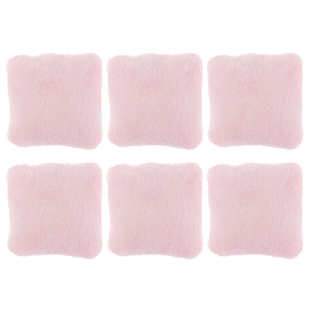 6 Pcs Flannel Dollhouse Accessories Decorative Pillow Model