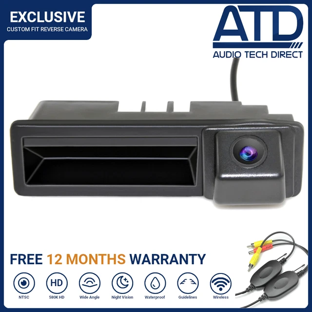 WIRELESS REVERSE CAMERA For Audi A3 A4 B6 B7 B8 A6 C6 4F A8 Q7 Boot ...