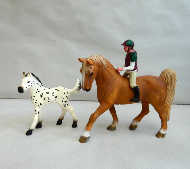Lot De 6 Figurines Schleich Animaux Sauvages : Pandas, Ours Bruns, Ours Polaire