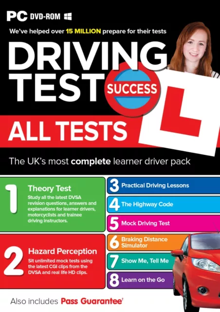 Driving Theory Test Car Success All Tests & Hazard Perception 2024 PC DVD-ROM