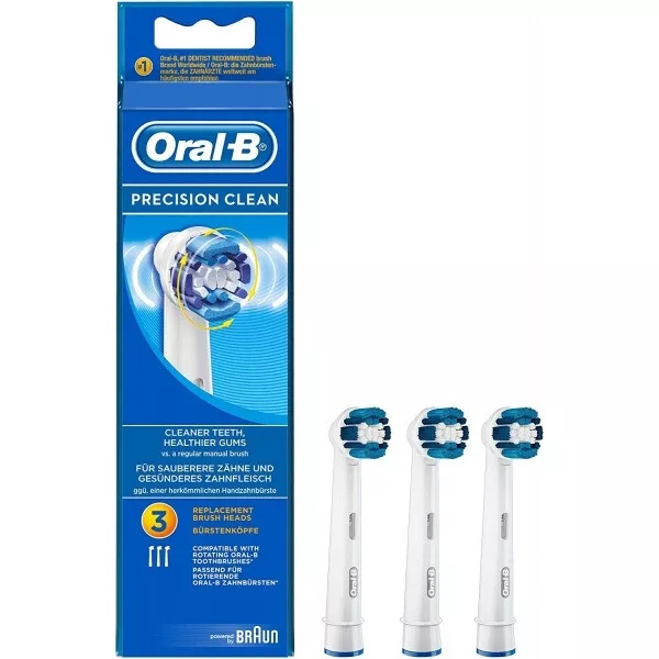 Oral-B Precision Clean Toothbrush Heads - 3 Pack