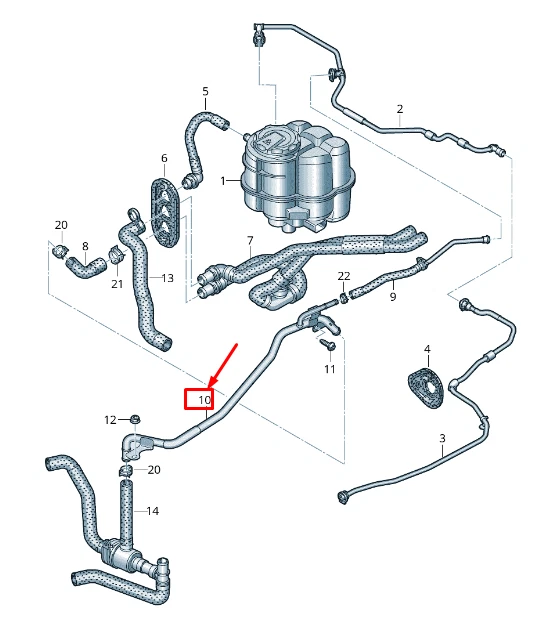 AUDI A5 SPORTBACK F5 Engine Coolant Pipe 8W1819377D NEW GENUINE EUR 109,35 PicClick FR