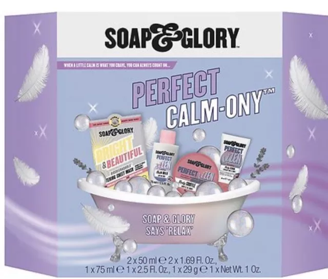 Soap & Glory A Calm-Ony Gift Collection Set~(ZZZ)Zen Bath & Body~New In Gift Box