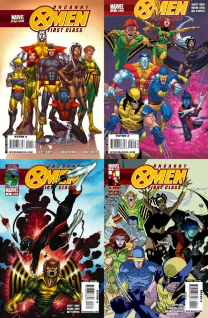 Uncanny X-Men: First Class #1-4 (2009-2010) Marvel Comics - 4 Comics