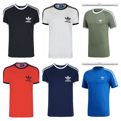 New Mens Adidas California Originals Trefoil Logo T Shirts T-Shirt Short Sleeve