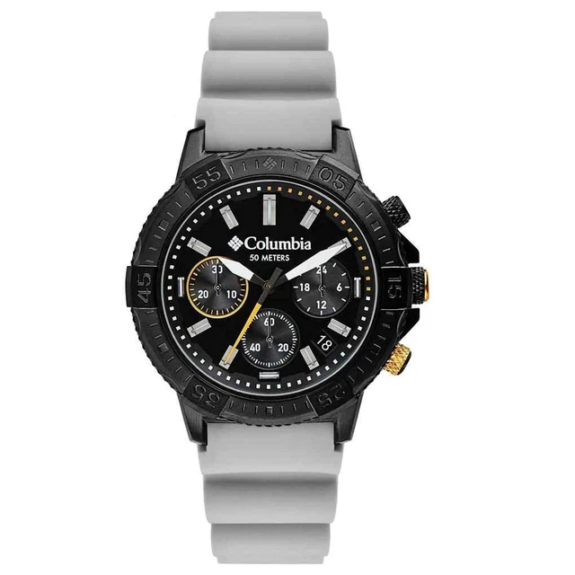 Columbia CSC03-005 da Uomo Picco Controllo Grigio Silicone Cronografo Polso