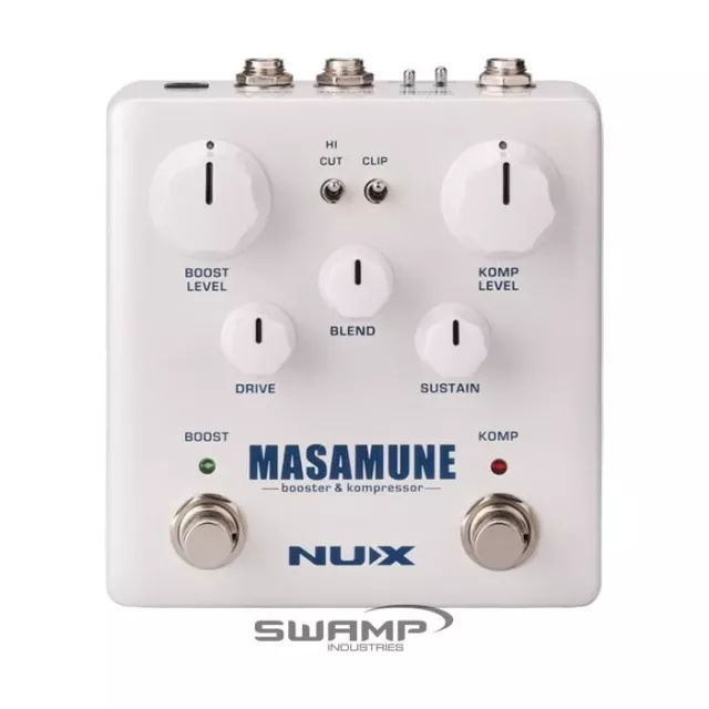 NUX NBK-5 Verdugo Series Masamune Analog Compressor and Booster Pedal Drive