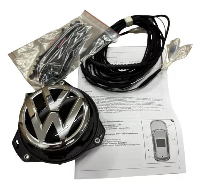 Für VW Passat Variant B8 3G 17-21 Original VW Rückfahrkamera KOMPLETT-SET Kabel