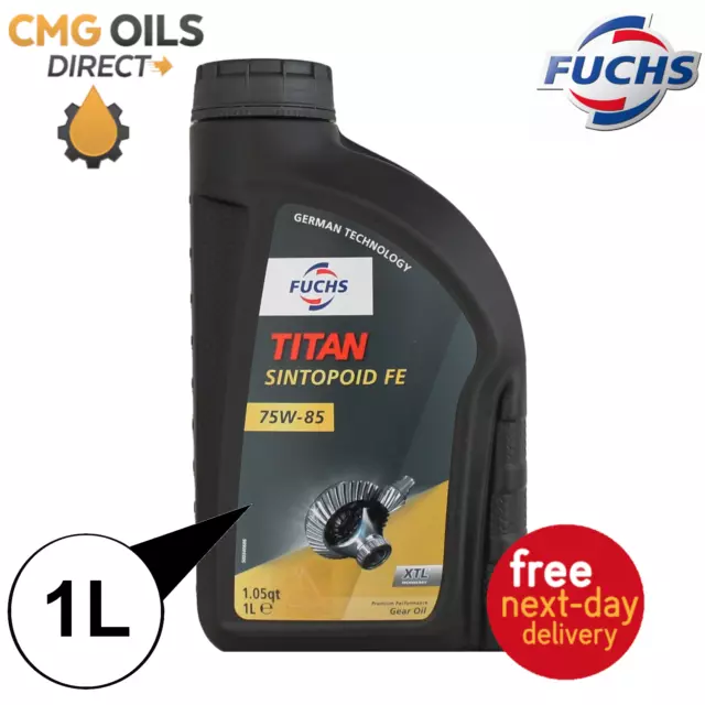 Fuchs Titan Sintopoid Fe Sae 75-85 75W85 Fully Synthetic Gear Oil - 1 Litre 1L