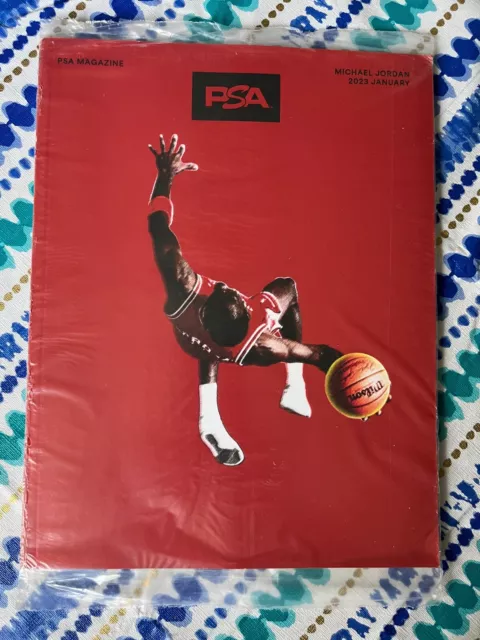 G.O.A.T. PSA Magazine January 2023 Michael Jordan Chicago Bulls- SEALED IN BAG