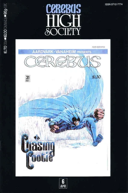 Cerebus High Society #6 VF/NM; Aardvark-Vanaheim | 31 Dave Sim - we combine ship