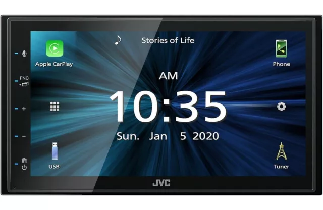 JVC KW-M560BT 6.8" Android Auto/Apple CarPlay Bluetooth USB Car Stereo Receiver 3