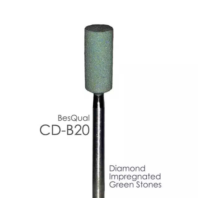 Dental Lab 10-pack Diamond Green Stone CD-B20 Barrel porcelain and zirconia