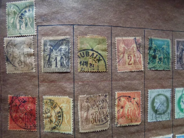 Altes Briefmarken Lot von Frankreich - Timbres de France